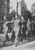 Cadets on the march, 1943