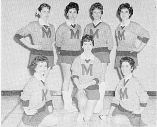 MHS Cheerleaders 1958